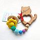Teething toy 'rainbow of needlework', Teethers and rattles, Bryansk,  Фото №1
