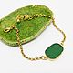 Bracelet a Green leaf, Bead bracelet, Gatchina,  Фото №1