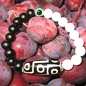 Фен-шуй и эзотерика handmade. Livemaster - original item Talisman bracelet 9-eye bead JI agate and selection of stones personal. Handmade.