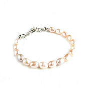 Украшения handmade. Livemaster - original item Bracelet with pink pearls 