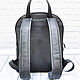 Backpack made of genuine leather, vintage-style, author's work!. Backpacks. SHOES&BAGS. My Livemaster. Фото №4