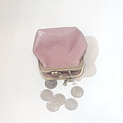 Сумки и аксессуары handmade. Livemaster - original item Coin holders:vintage coin box,mini wallet, blush. Handmade.