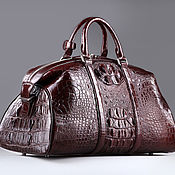 Сумки и аксессуары handmade. Livemaster - original item Sports, travel bag made of crocodile leather IMA0623VK1. Handmade.