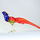 Glass figurine bird pheasant Qin Chau. Figurines. In Glass. Online shopping on My Livemaster.  Фото №2