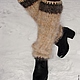 Leg warmers crochet handmade 
Very warm 
Live thread 
100% natural 
The growth model's height 178cm