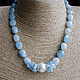 Necklace with Aquamarine VERY LARGE Gem Kasumi Like, Necklace, Moscow,  Фото №1