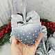 Christmas tree velvet toy in the shape of a heart. Christmas decorations. Natka-chudinka. Online shopping on My Livemaster.  Фото №2