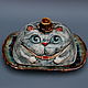  Oilcan 'Cheshire cat', Plates, Moscow,  Фото №1