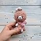 Медвежонок и кролик из фактурной пряжи. Амигуруми куклы и игрушки. Emmas_knitties. Ярмарка Мастеров.  Фото №4