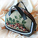 Order Cosmetic bag 'Sweet gooseberry', linen and tapestry. Natali - travel cosmetic bags. Livemaster. . Beauticians Фото №3
