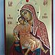Order Image Of The Blessed Virgin Mary Of Kikk. devotional icon. Livemaster. . Icons Фото №3