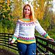 Заказать Джемпер "Кaleidoscope". Salenkova Vita. Ярмарка Мастеров. . Джемперы Фото №3