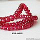 Red spinel, rondel,cut.(№163), Beads1, St. Petersburg,  Фото №1