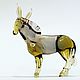 Interernaya figurita de vidrio de color Burro ivánovich. Figurines. In Glass. My Livemaster. Фото №4