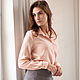 Blouse made of silk soft pink color. Blouses. 'K. O.' women's clothing. Online shopping on My Livemaster.  Фото №2
