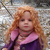 OOAK mouse Teddy-doll Vicia cracca (vetch)