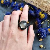 Украшения handmade. Livemaster - original item Copper ring with aquamarine. Handmade.