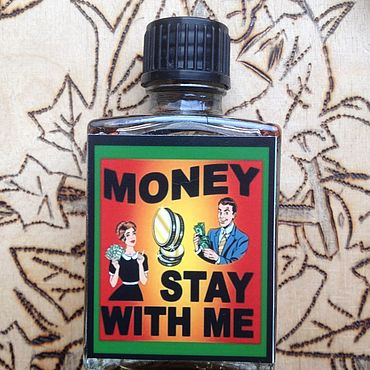 Фен-шуй и эзотерика ручной работы. Ярмарка Мастеров - ручная работа Масло "Money Stay With Me". Handmade.
