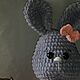 Зайка из плюшевой пряжи. Амигуруми куклы и игрушки. absolutlion. Интернет-магазин Ярмарка Мастеров.  Фото №2