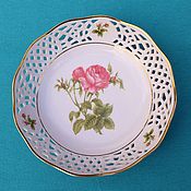Винтаж handmade. Livemaster - original item Marienbad.  Candy bowl made of slotted porcelain