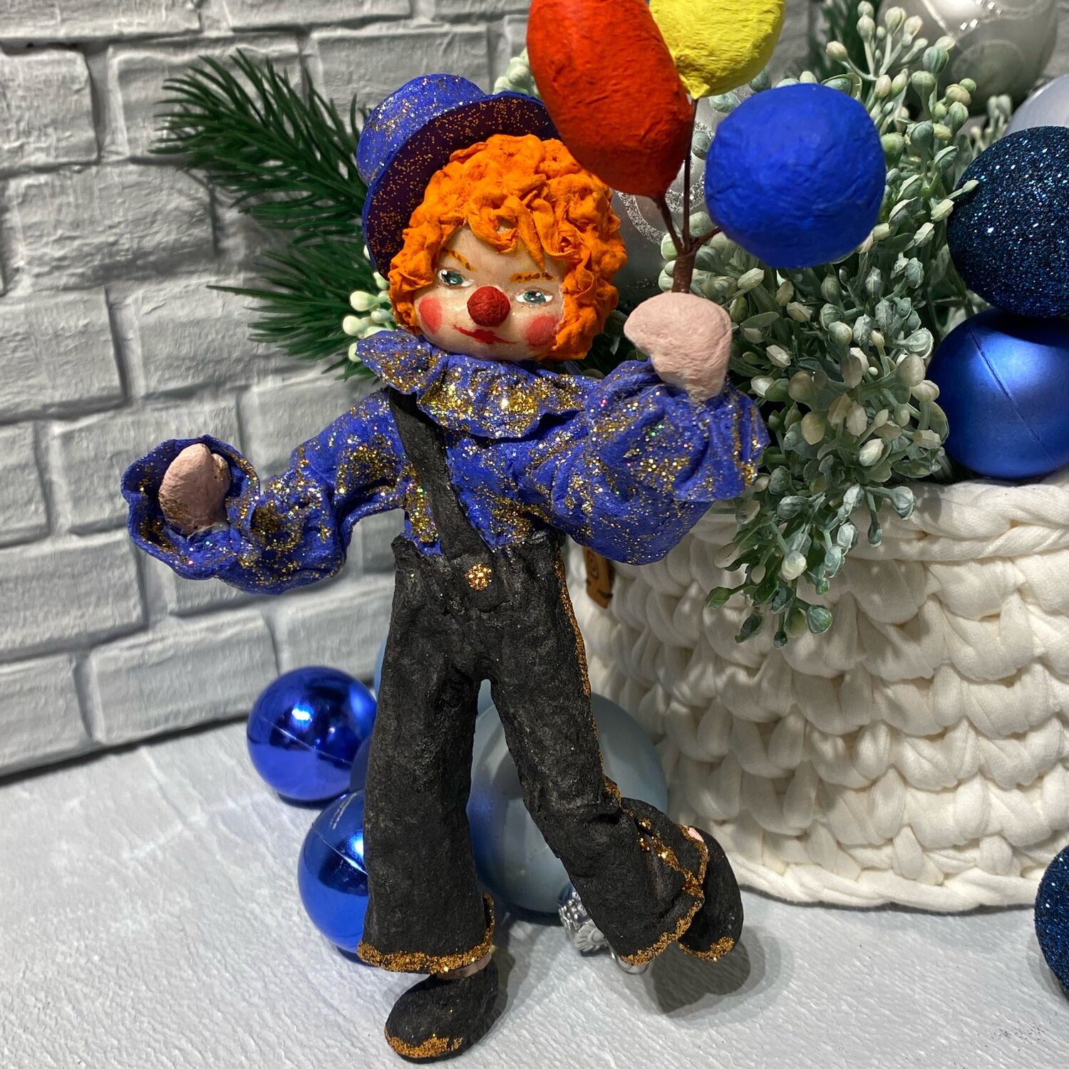 «Клоун с воздушными шарами» – заказать на Ярмарке Мастеров – ROQSSRU ...