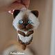 Order felted Cat brooch. Felt toy fromKristina Antropova. Livemaster. . Brooches Фото №3