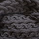 Scarf grey snood yoke knitted merino wool. Snudy1. SolarisArtis. My Livemaster. Фото №5