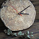 Wooden clock made of birch split. Watch. Lyubov (Pryanyj les). Online shopping on My Livemaster.  Фото №2