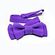 Pajarita púrpura niños. Ties. Super Bow Ties. Интернет-магазин Ярмарка Мастеров.  Фото №2