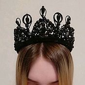 Корона черная с шипами