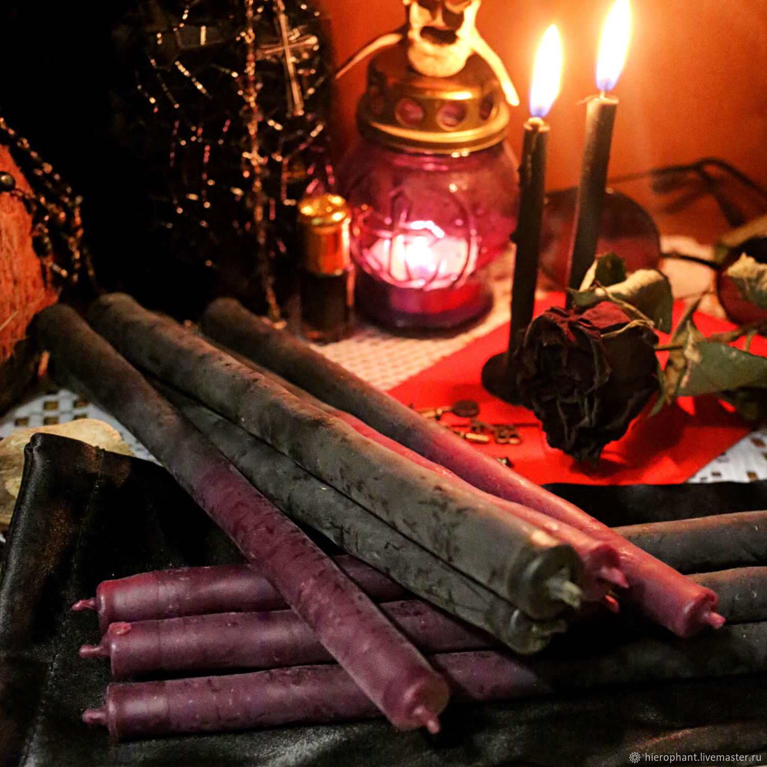 Ритуальная свеча фото