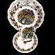 Ежевичная поляна. Royal Doulton. Чайные пары. TABLETOP. Ярмарка Мастеров.  Фото №4