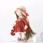 Принцесса интерьерная текстильная кукла