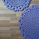 Alfombras de punto inspiradas en ' Joy'. Carpets. Knitted carpets GalinaSh. My Livemaster. Фото №4