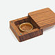 Small wooden ring box. Gift wrap. Spirit of tree. My Livemaster. Фото №4