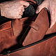 Большой вертикальный кошелек портмоне -HUGO- из натуральной кожи. Кошельки. GINZO (Дмитрий). Интернет-магазин Ярмарка Мастеров.  Фото №2