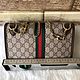 Винтаж: Мини-сумочка из натуральной кожи GUCCI Rajah Web Chain. Сумки винтажные. Chic bags. Ярмарка Мастеров.  Фото №5