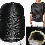 Материалы для творчества handmade. Livemaster - original item Yarn: Silk. Threads silk color black. Silk Hasegawa.. Handmade.