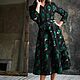 Платье-рубашка жаккардовое «Tulpan green”, Платья, Москва,  Фото №1
