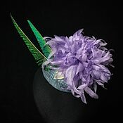 Аксессуары handmade. Livemaster - original item Cocktail pill hat made of sinamei straw. Handmade.