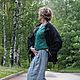  Двусторонний жакет с розой. Жакеты. Елена. Бохо одежда 'Дело вкуса' (elena-delovkusa). Ярмарка Мастеров.  Фото №6
