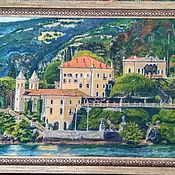 Картины и панно handmade. Livemaster - original item Oil Painting "Villa Balbianello". Handmade.
