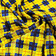 Twill silk art. 31.0009 (Yellow-blue), Fabric, Moscow,  Фото №1
