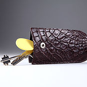 Сумки и аксессуары handmade. Livemaster - original item Housekeeper made of genuine crocodile leather, length 14 cm. IMA0186VK5. Handmade.