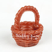 Материалы для творчества handmade. Livemaster - original item Silicone molds for soap Basket with handle. Handmade.