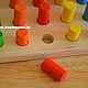 Order Toy Logical Line Cylinders Montessori. Nikolay Igruchkin. Livemaster. . Play sets Фото №3