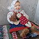 Интерьерная кукла артельная игровая кукла. Одежда съёмная. Дарёнка, Интерьерная кукла, Старый Оскол,  Фото №1