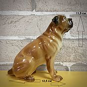 Для дома и интерьера handmade. Livemaster - original item Bullmastiff: the author`s statuette. Handmade.