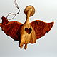 Angel Has Thrown. Figurine carved from wood. Christmas gifts. angelswooden (angelswooden). My Livemaster. Фото №5