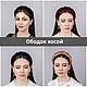 Ободок для волос косой - в разных цветах, Ободки, Калач,  Фото №1